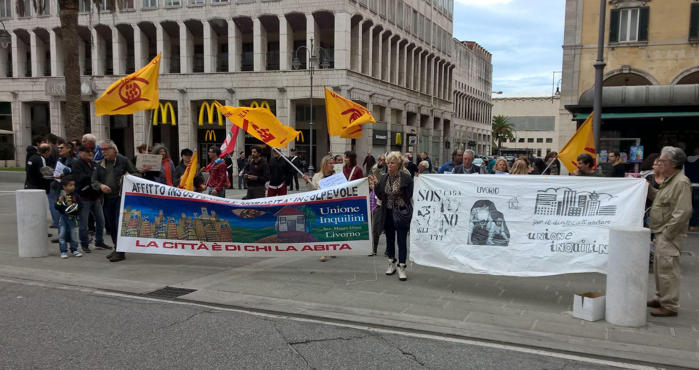 Unione Inquilini corteo