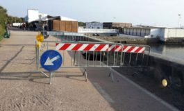 Voragine sulla passeggiata a mare di Ardenza