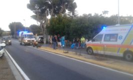 Via di Montenero: incidente auto scooter
