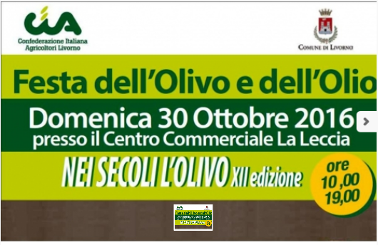 Il 30 Ottobre parte la festa dell’olivo e dell’olio