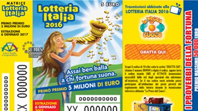 Lotteria: comprato alla “Leccia” il biglietto da 1 milione di euro