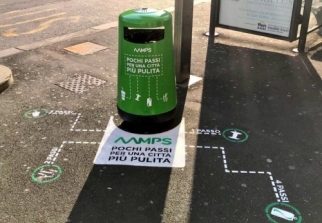 Aamps lancia la "rivoluzione dei cestini"