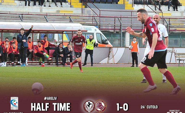 Arezzo Livorno 1-0 Psico dramma in atto