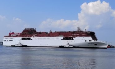 Moby, varato il traghetto più grande del mondo. In servizio a Livorno nel 2023