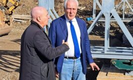 Giani in visita al cantiere dei Tre ponti