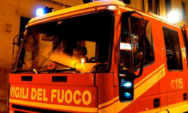 A fuoco una canna fumaria ad Ardenza