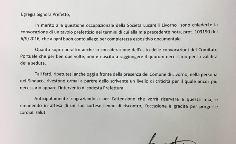 Lucarelli Terminal: interviene Nogarin