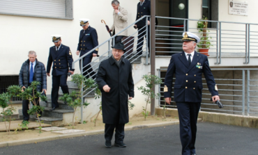 Il Vescovo in visita alla capitaneria di porto