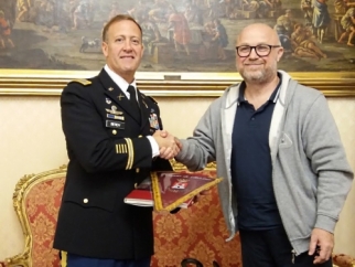 Ricevuto a Palazzo comunale il Comandante della Guarnigione U.S. Army Italy