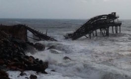 Maltempo, all'Elba crolla il pontile di Vigneria