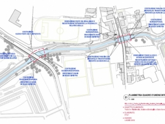 Nuovo ponte in via Impastato e passerella ciclopedonale in via di Salviano