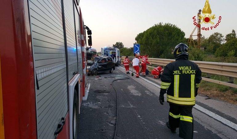 Maxi incidente sull’Aurelia a Cecina.10 i feriti