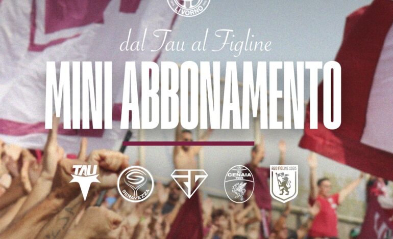 U.S. Livorno. Ecco il mini abbonamento