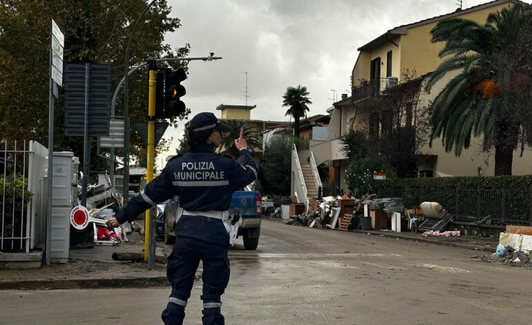 La Polizia Municipale a Campi Bisenzio in ausilio per la gestione dell’emegenza