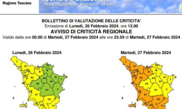 Scuole chiuse martedì 27 febbraio per l'allerta arancio per rischio idrogeologico e idraulico del reticolo minore